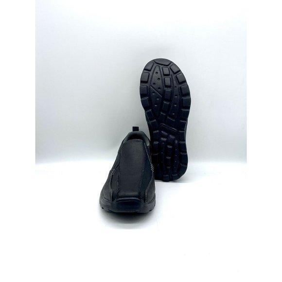 Skechers Mens Size 6.5 Black Leather Memory Foam Relaxed Fit Loafers SN#93889L - Picture 6 of 8